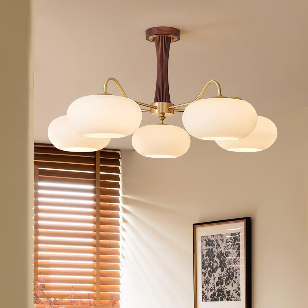 Retro Mid-Century Ceiling Light Decorative Multi-Light Chandelier