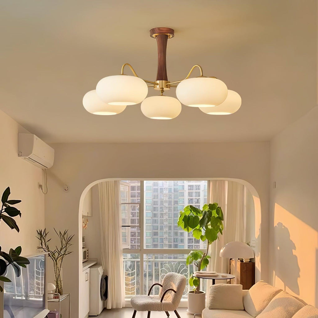 Retro Mid-Century Ceiling Light Decorative Multi-Light Chandelier