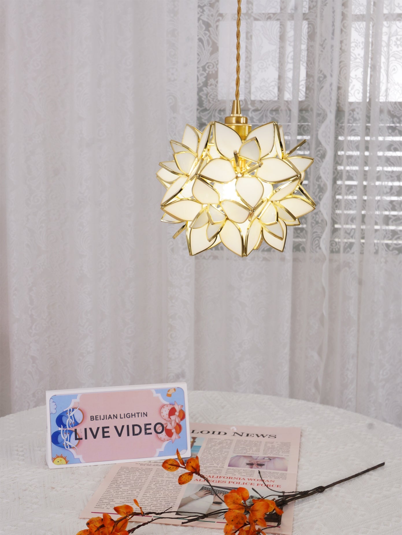 Aurelia Bloom Pendant Light