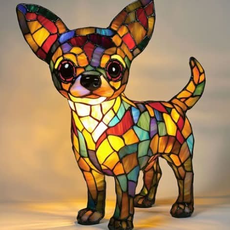 Decorative Dog LED Night Light with USB Power