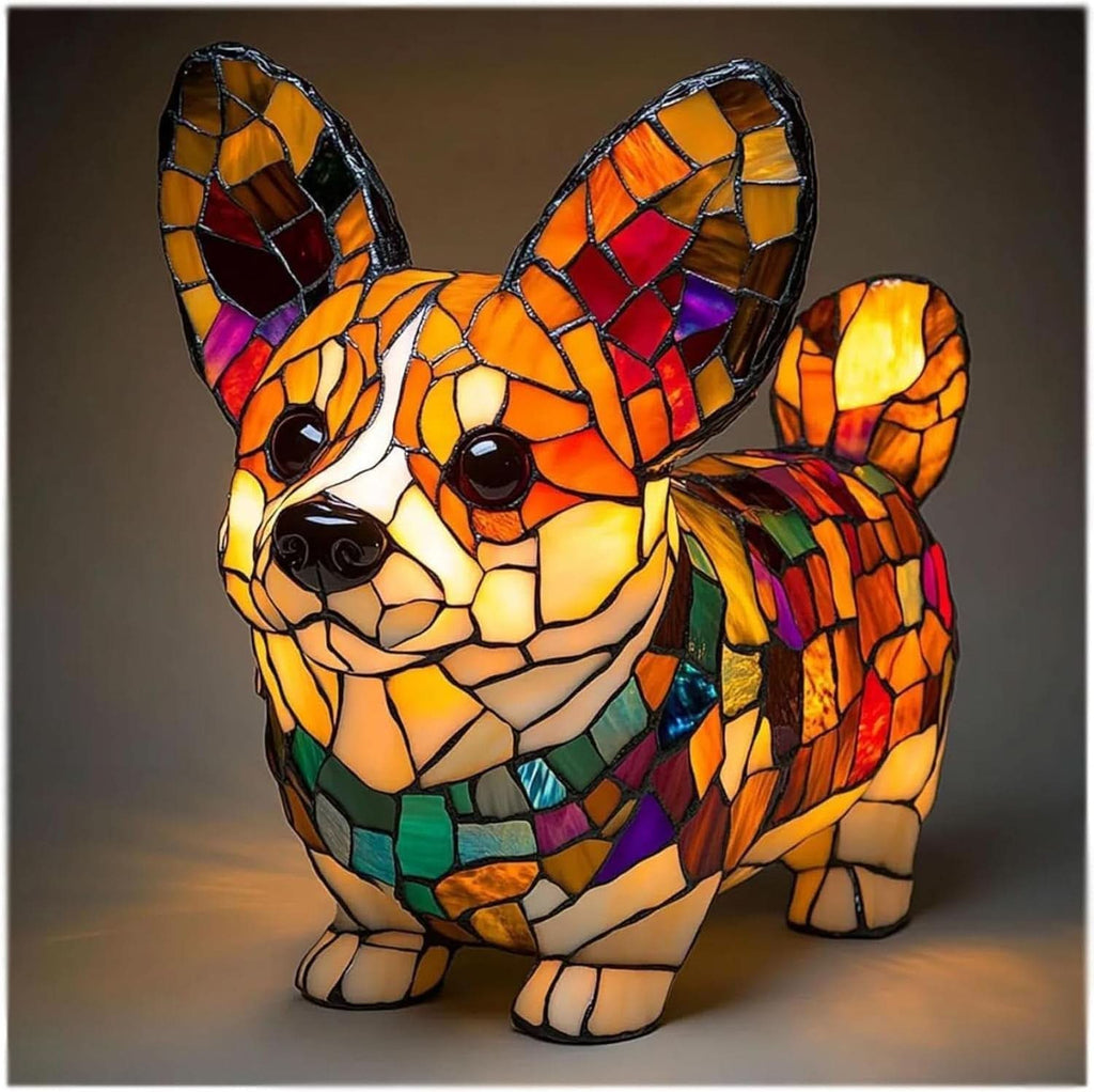 Decorative Dog LED Night Light with USB Power