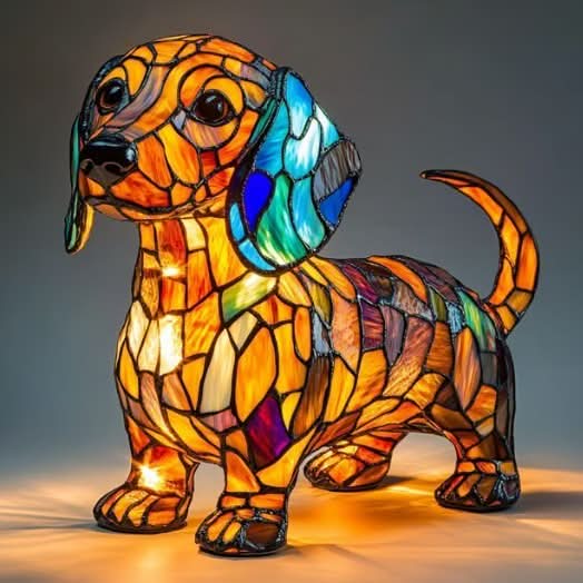 Decorative Dog LED Night Light with USB Power