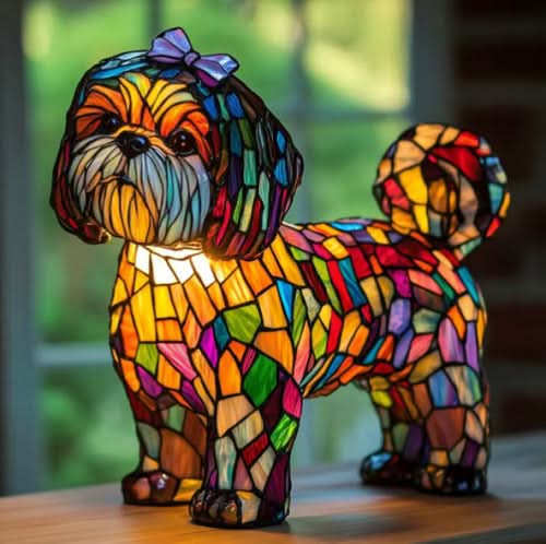 Decorative Dog LED Night Light with USB Power