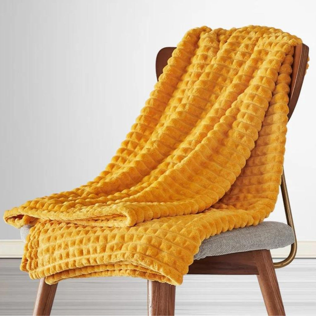 Fluffy Throw Blanket Soft Cosy All-Season Home Blanket