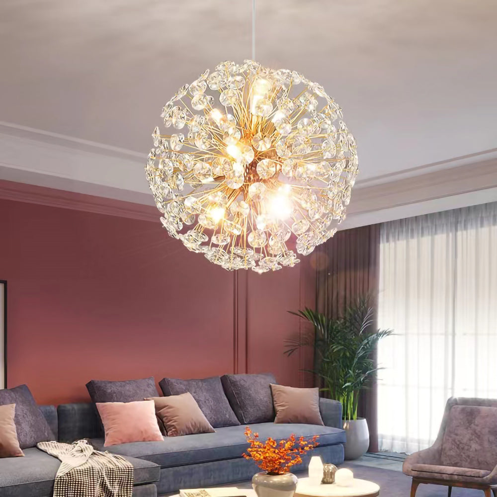 Celestia Dandelion Crystal Chandelier