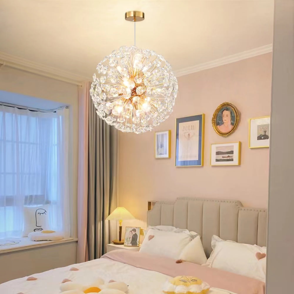 Celestia Dandelion Crystal Chandelier