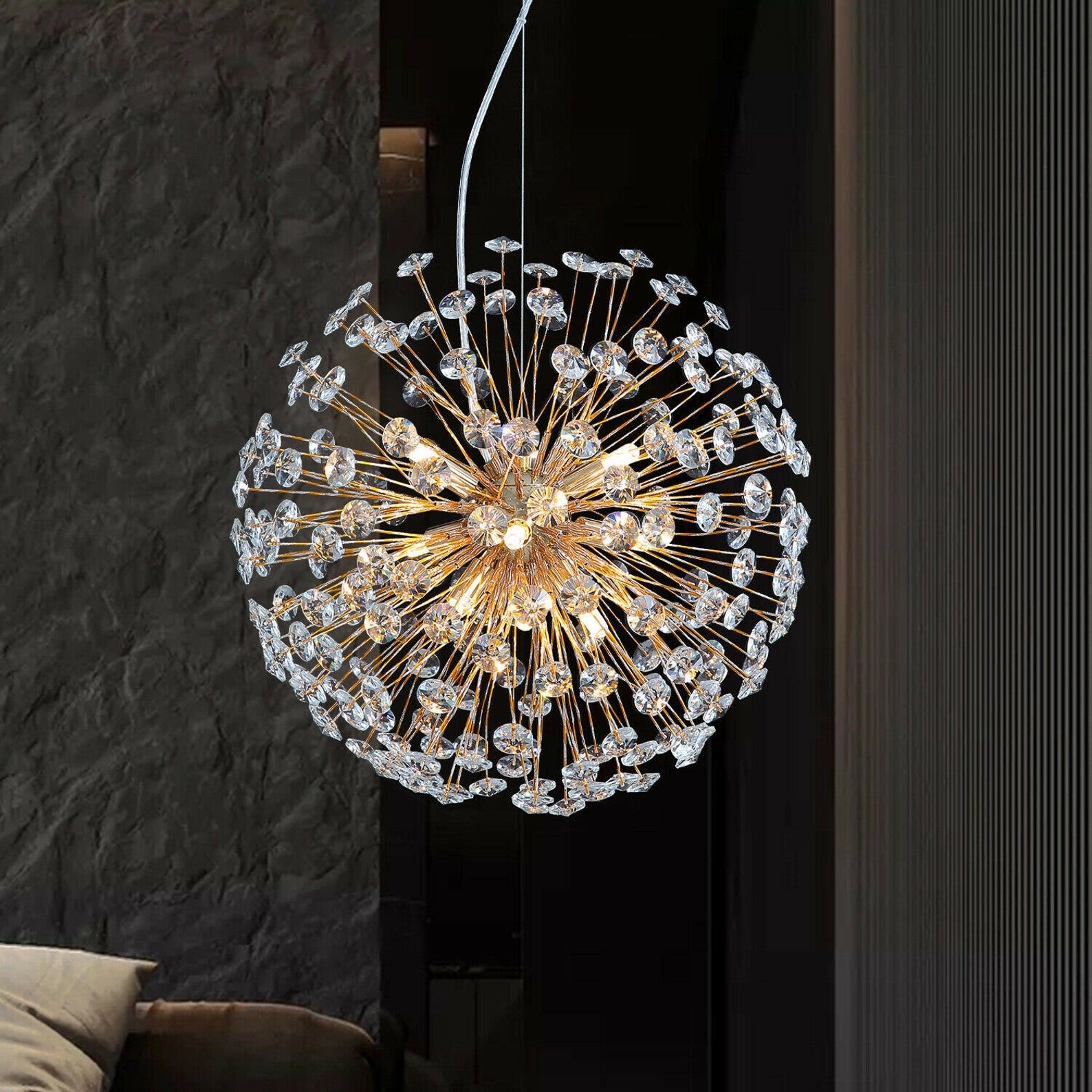 Celestia Dandelion Crystal Chandelier