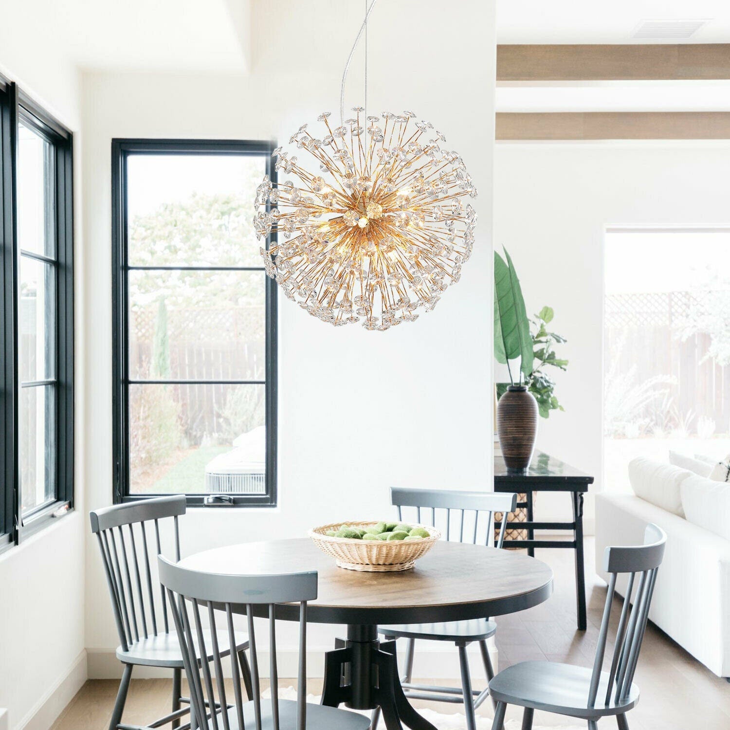 Celestia Dandelion Crystal Chandelier