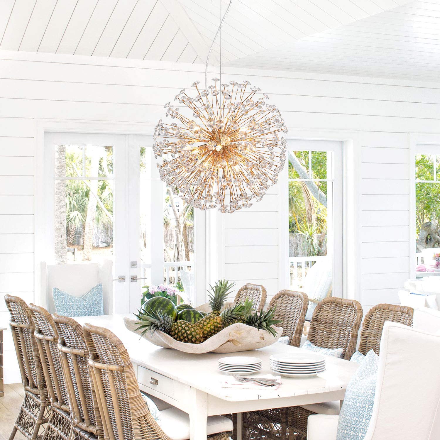 Celestia Dandelion Crystal Chandelier