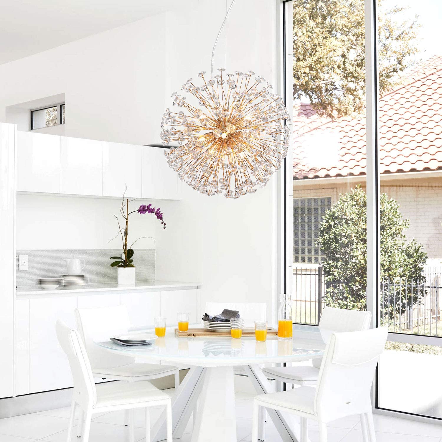 Celestia Dandelion Crystal Chandelier