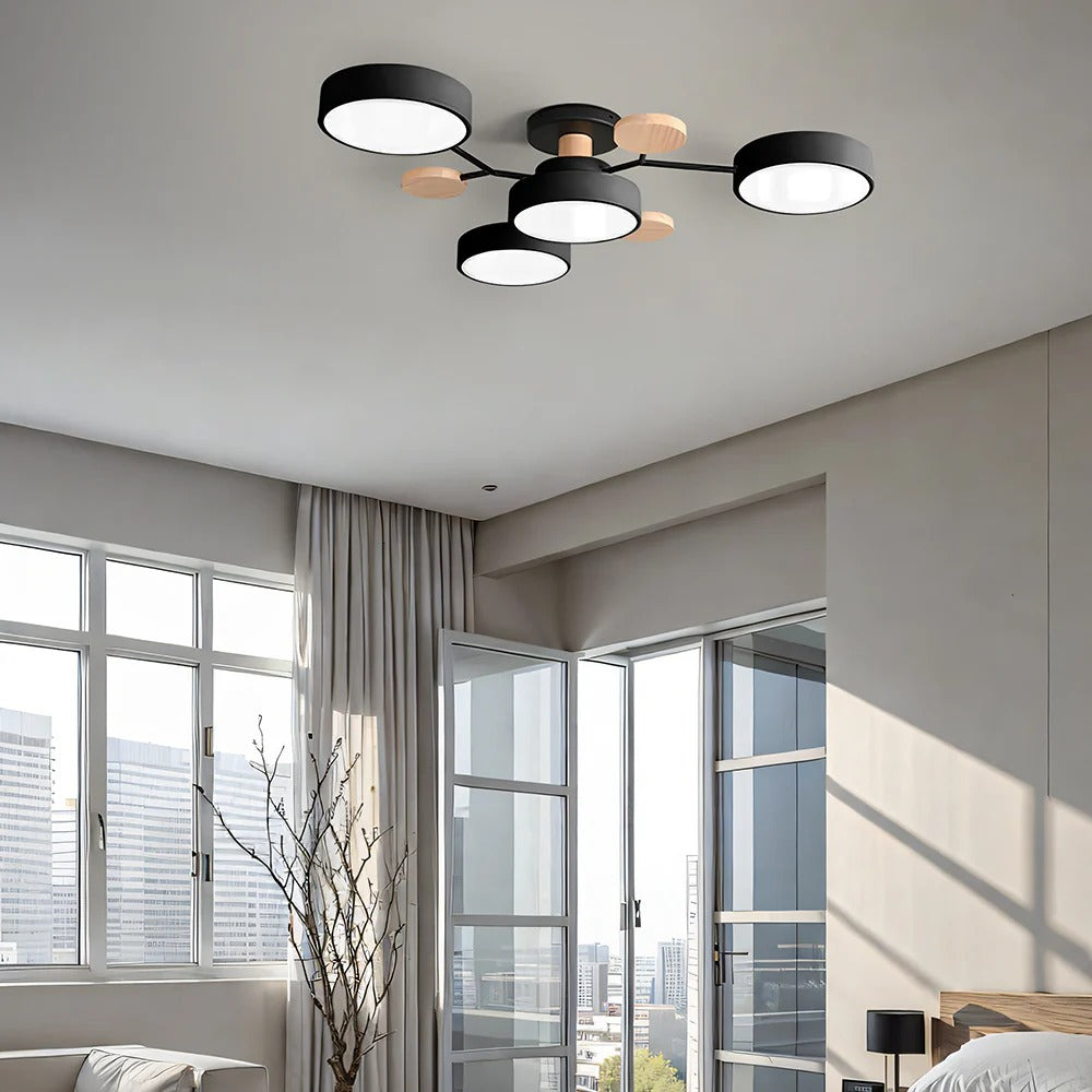 Modern LED Flush Ceiling Light Multi-Light Indoor Lighting Fixture