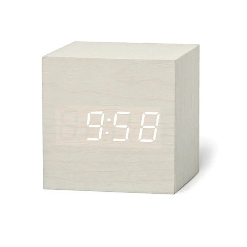 Mini LED Digital Alarm Clock with Date & Temperature