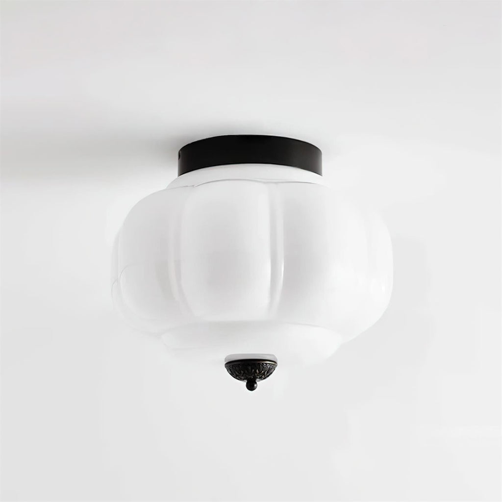 Vintage Jade Glow Ceiling Light Flush Mount