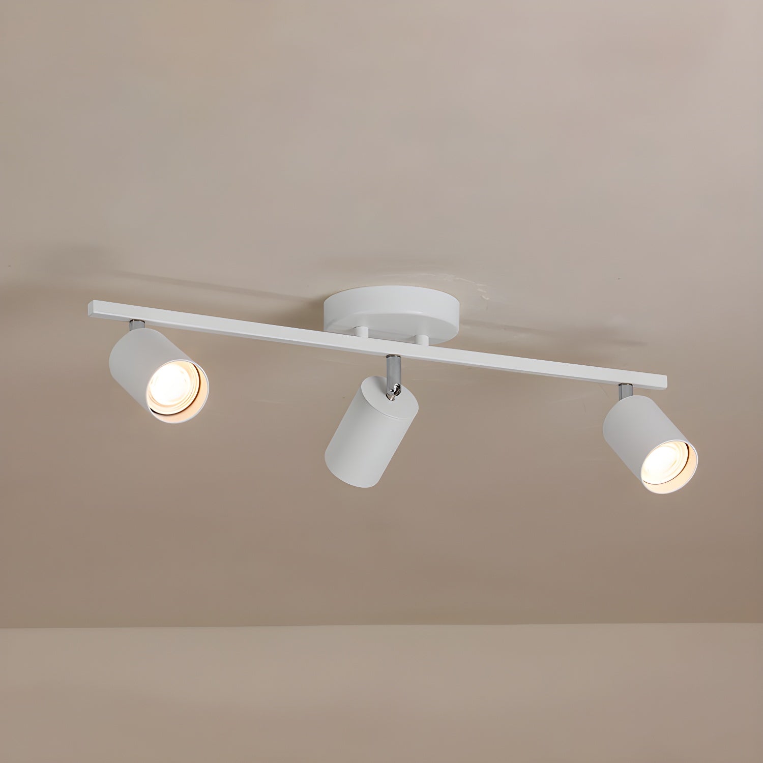 Adjustable Spotlight Ceiling Light Bar in Gold Accent Design