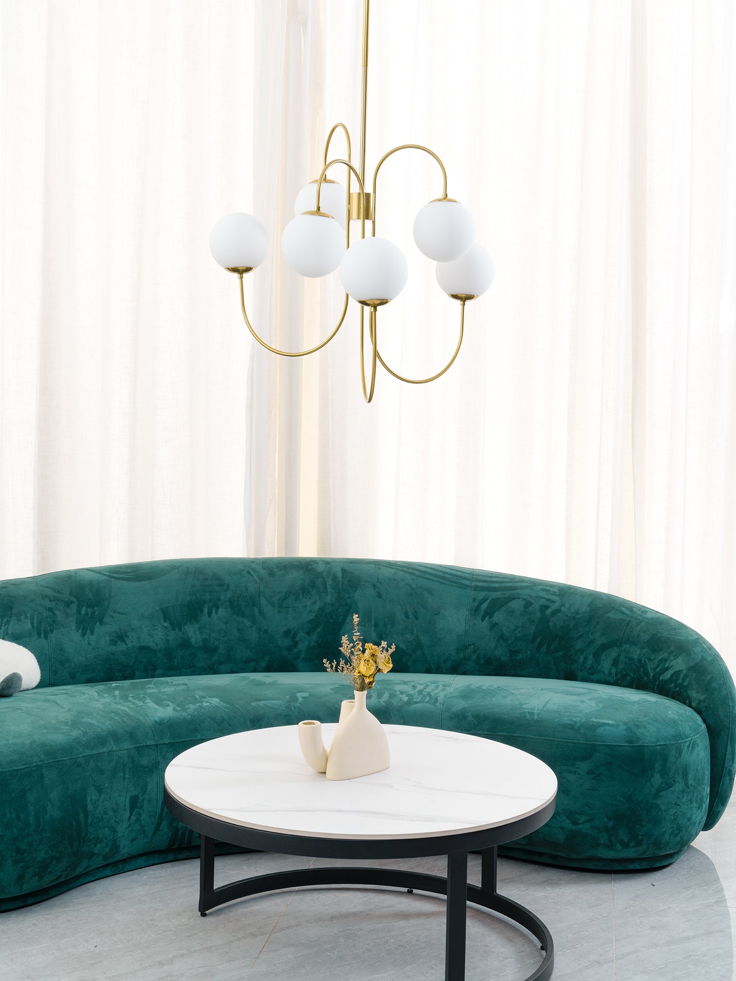 Aurelio Gooseneck Chandelier