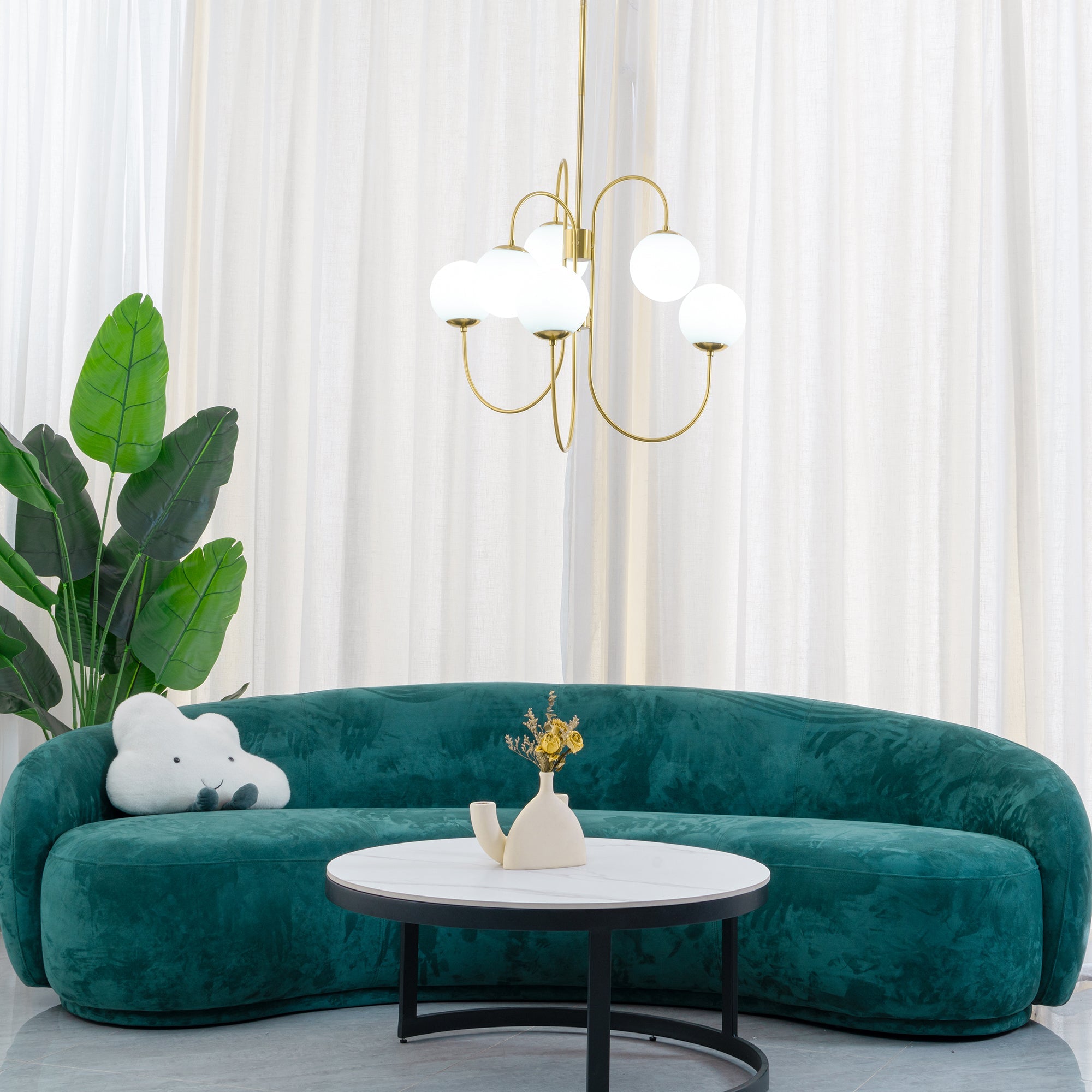 Aurelio Gooseneck Chandelier