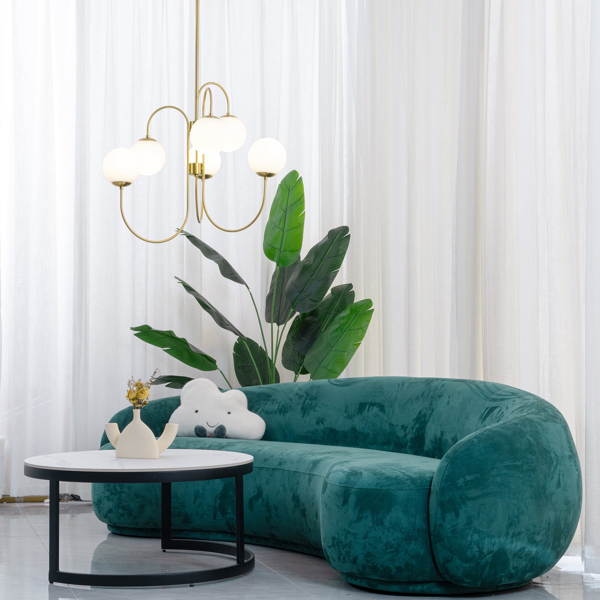 Aurelio Gooseneck Chandelier