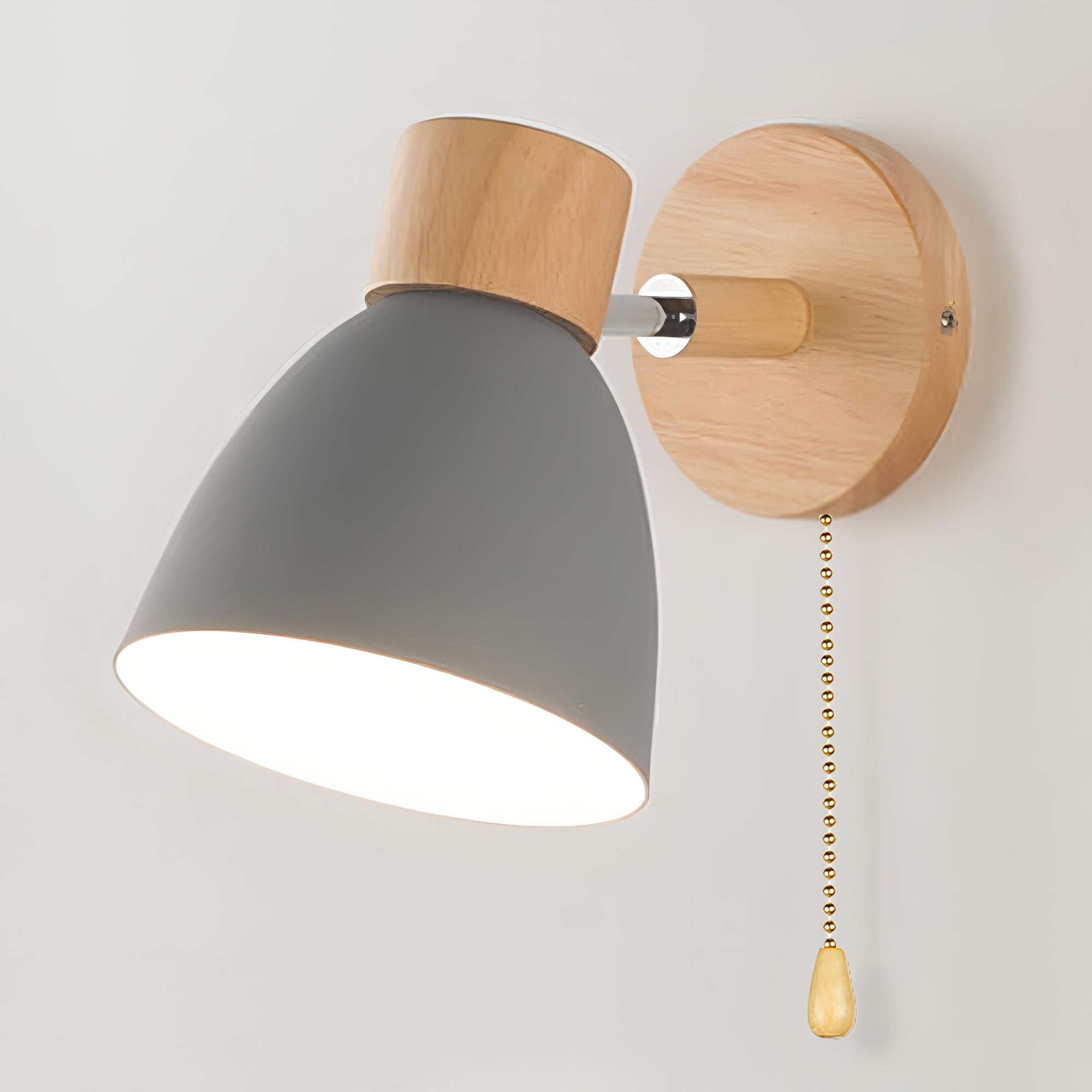 Indoor Wall Light with Pull Switch Minimalist Ambient Lighting