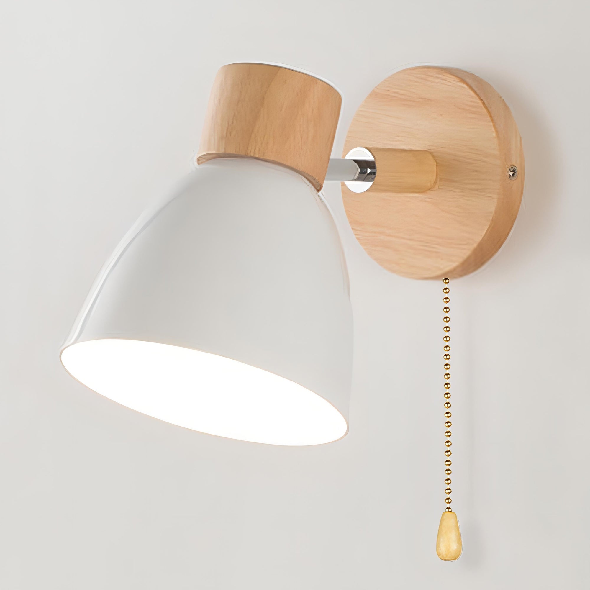 Indoor Wall Light with Pull Switch Minimalist Ambient Lighting