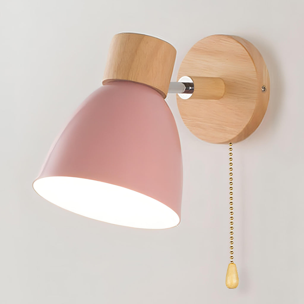 Indoor Wall Light with Pull Switch Minimalist Ambient Lighting