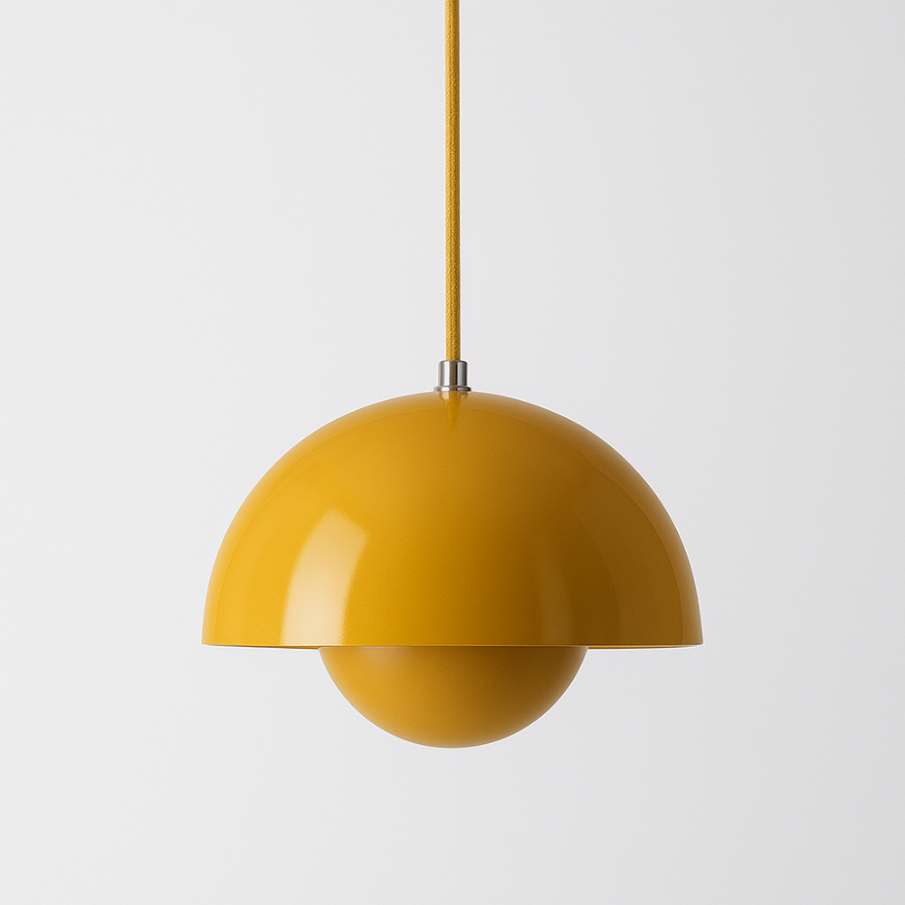 Modern Half-Circle Pendant Light Colourful Scandinavian Design