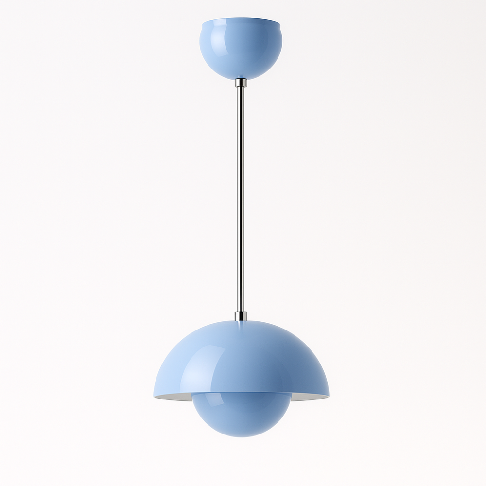 Modern Half-Circle Pendant Light Colourful Scandinavian Design