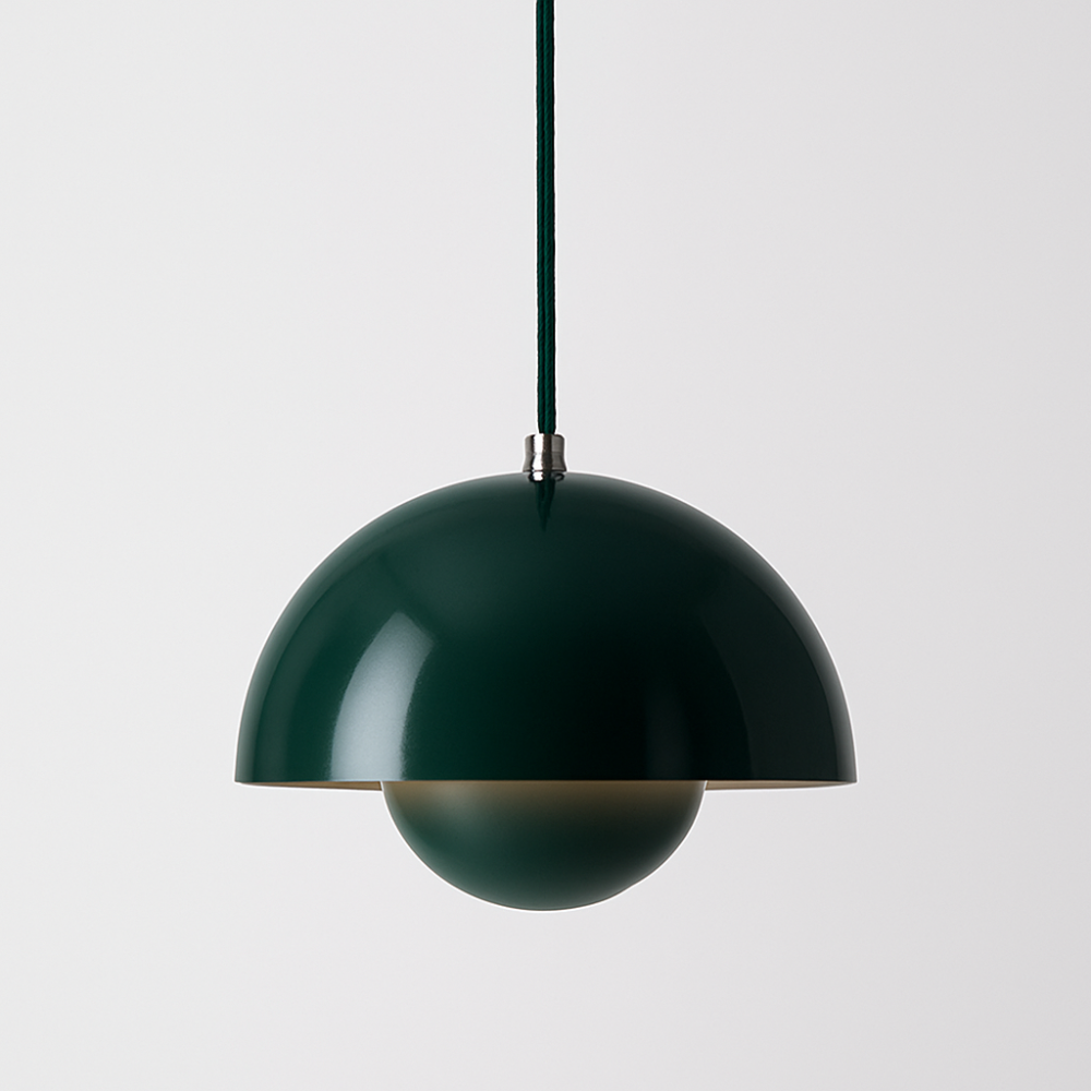 Modern Half-Circle Pendant Light Colourful Scandinavian Design