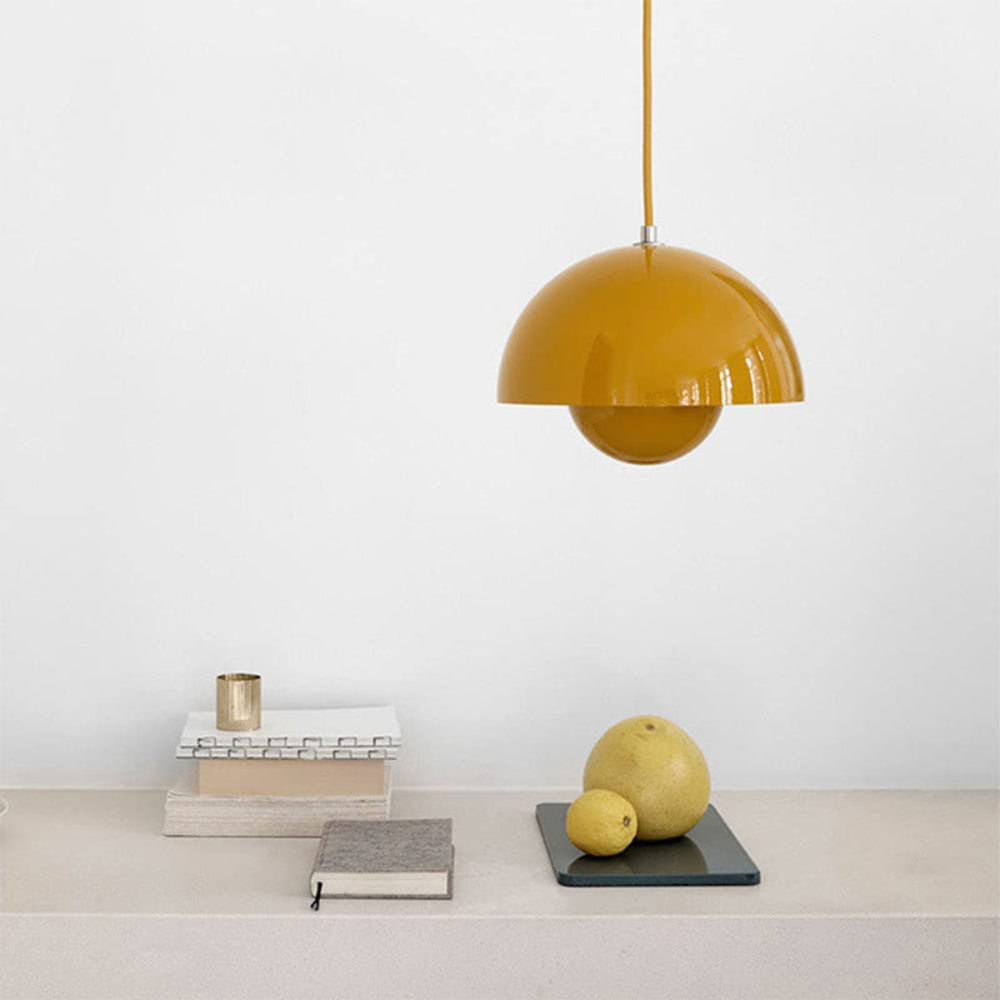 Modern Half-Circle Pendant Light Colourful Scandinavian Design