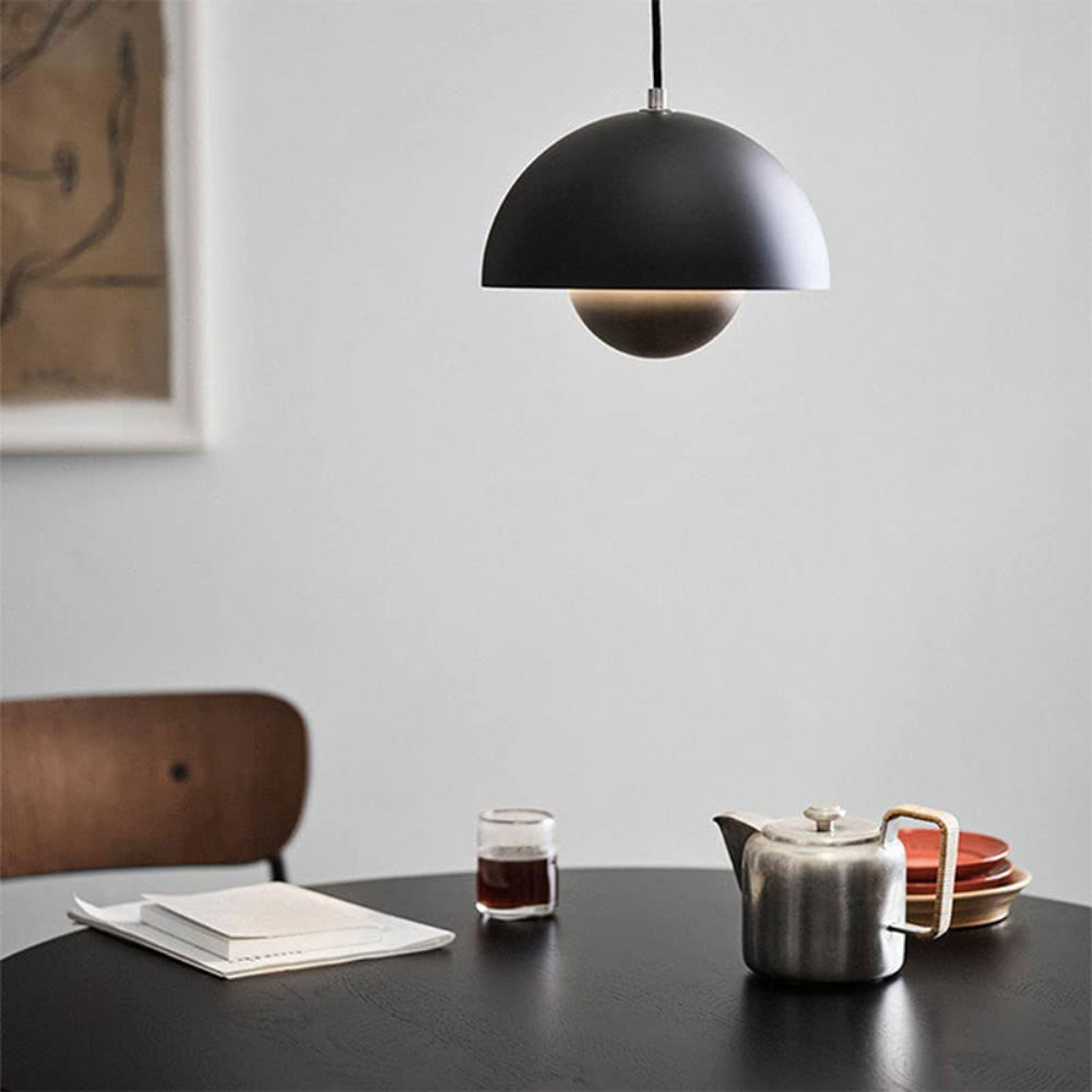 Modern Half-Circle Pendant Light Colourful Scandinavian Design