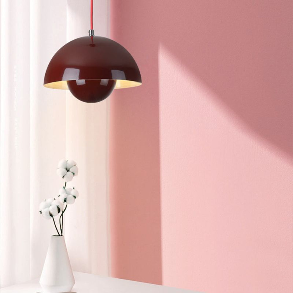 Modern Half-Circle Pendant Light Colourful Scandinavian Design