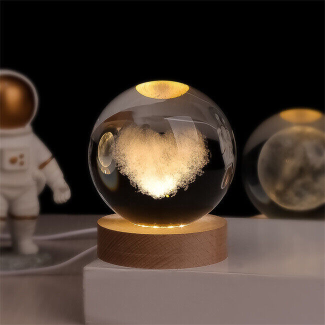 Glowing 3D Planet Light Ambient Space Night Lamp