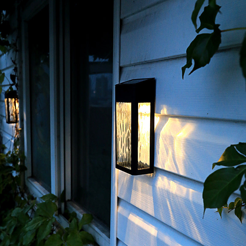 Garden Wall Lamp Solar LED with Dusk Sensor