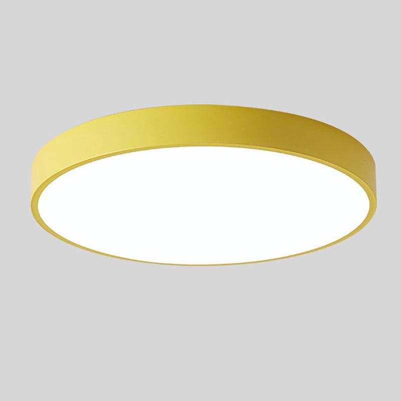 Round Flush Ceiling Light Adjustable LED Lighting for Rooms