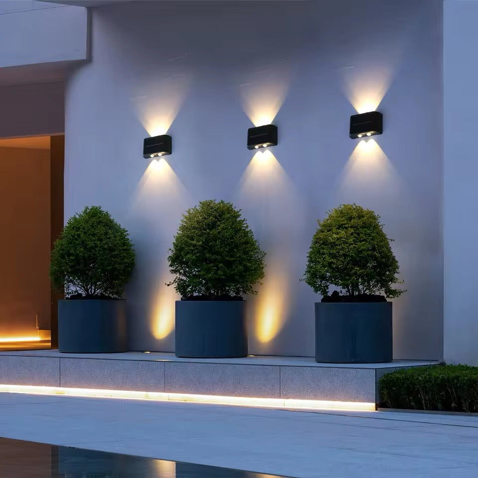 Outdoor Solar Wall Light Motion-Free LED Garden Illumination