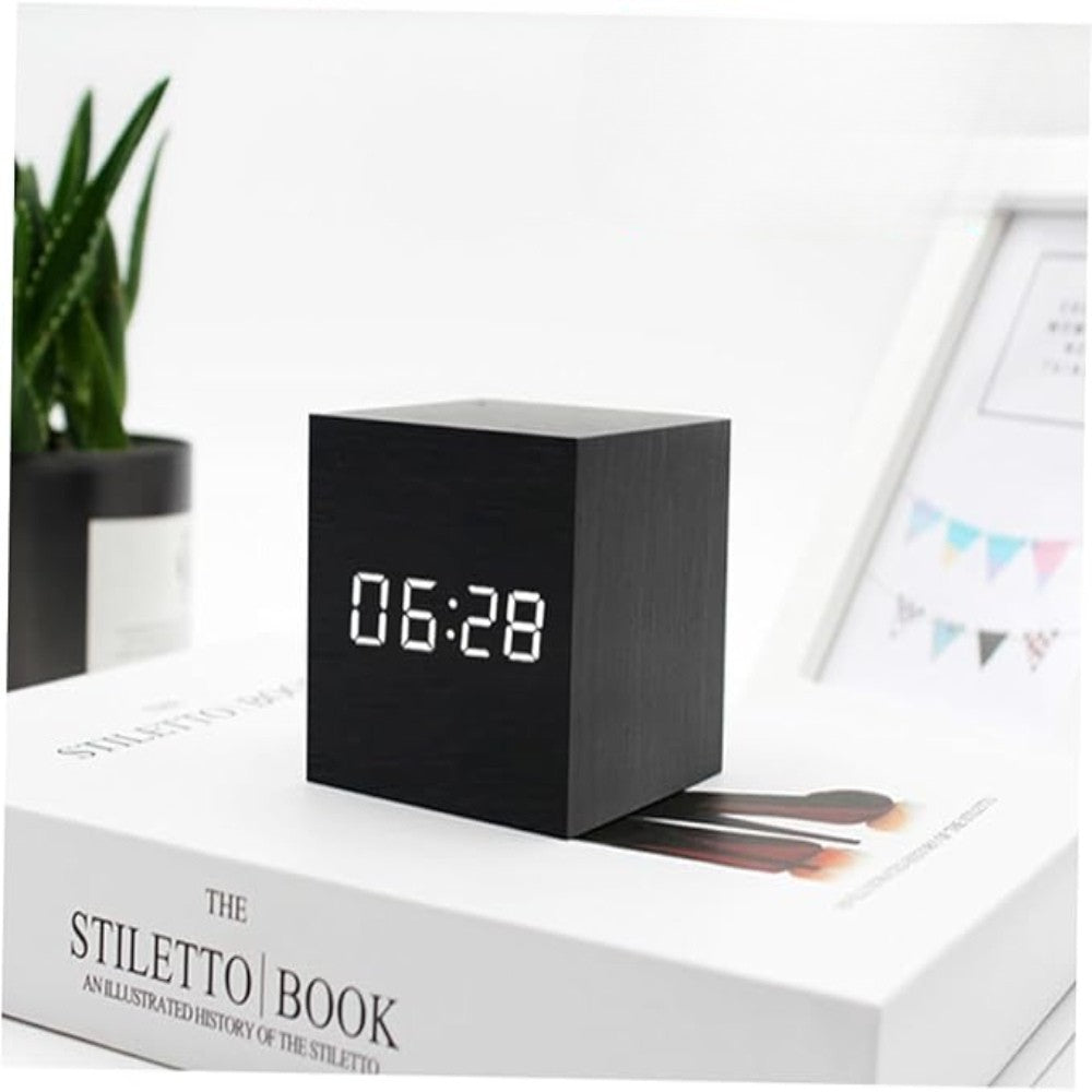 Mini LED Digital Alarm Clock with Date & Temperature