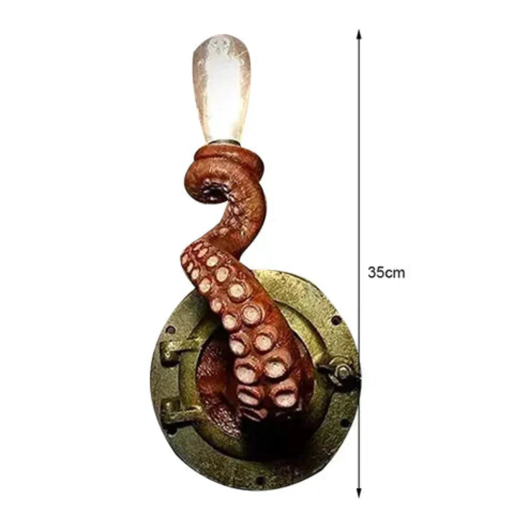 Octopus Tentacle Wall Light Ocean Style Sconce