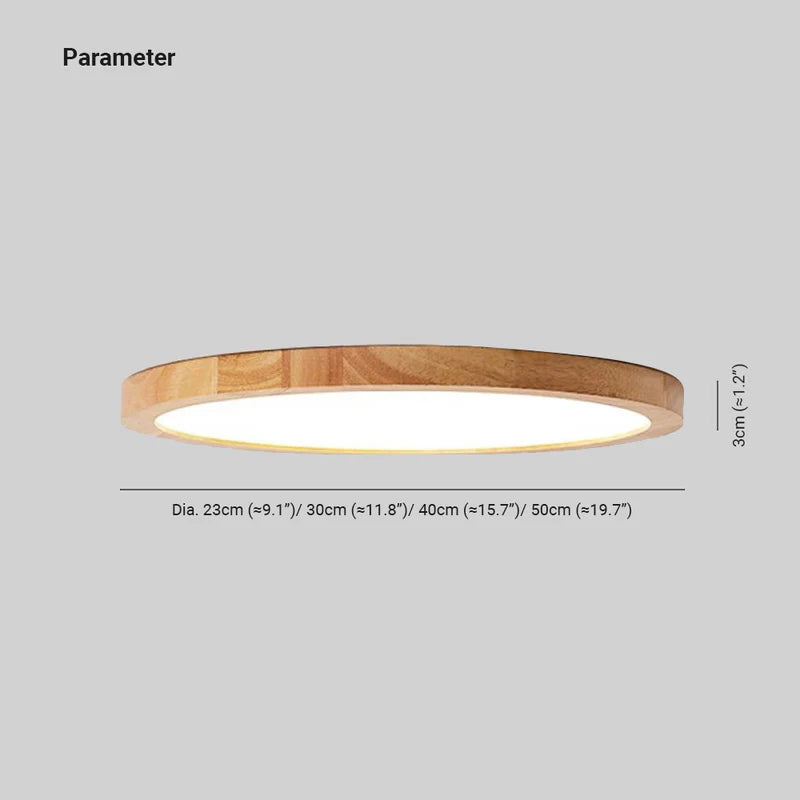 Minimalist LED Ceiling Light Tri-Colour Dimmable Room Lighting
