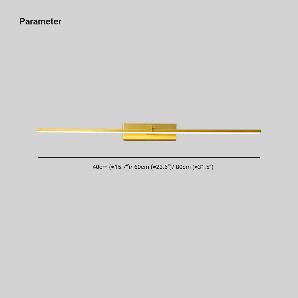 Linear LED Sleek Mirror Wall Mounted Light