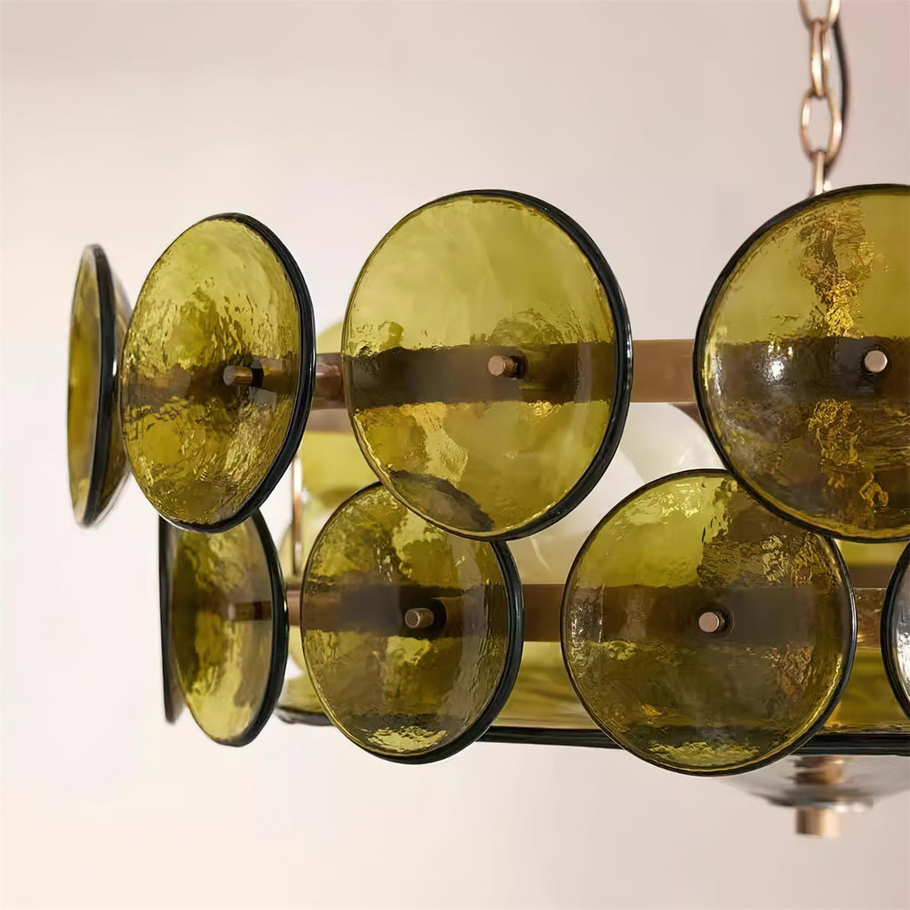Mid-Century Inspired Ceiling Chandelier Decorative Multi-Light Fixture