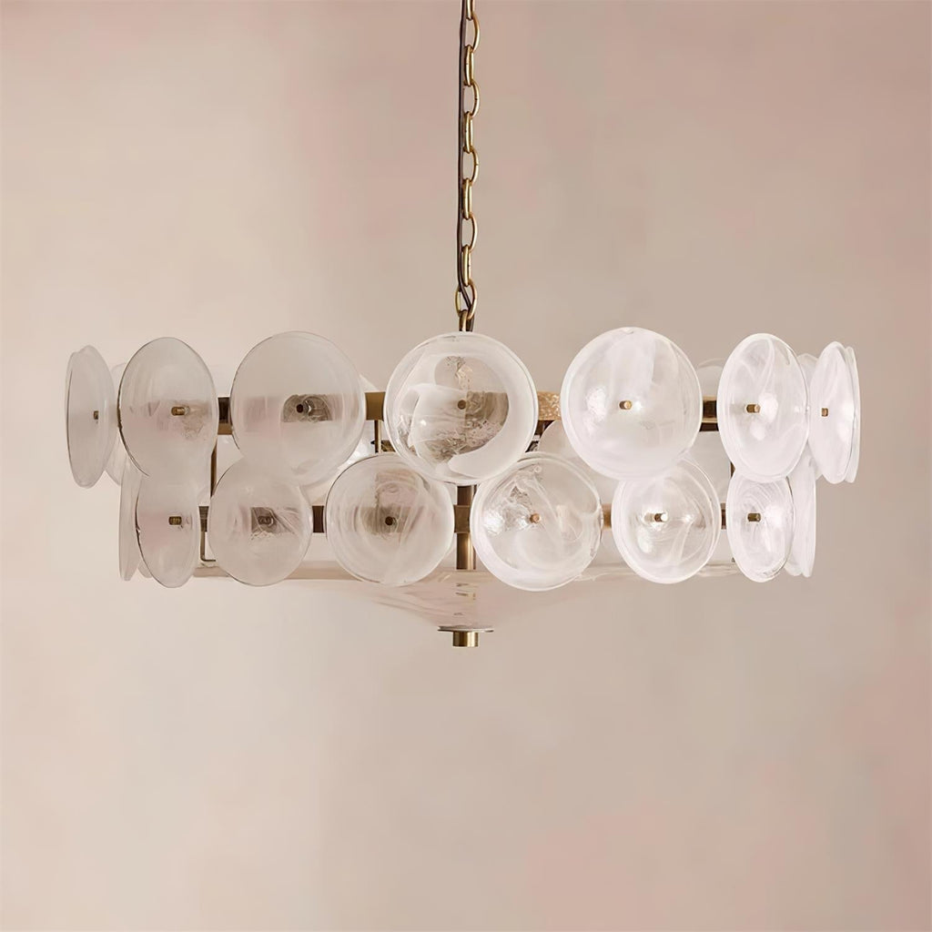 Mid-Century Inspired Ceiling Chandelier Decorative Multi-Light Fixture