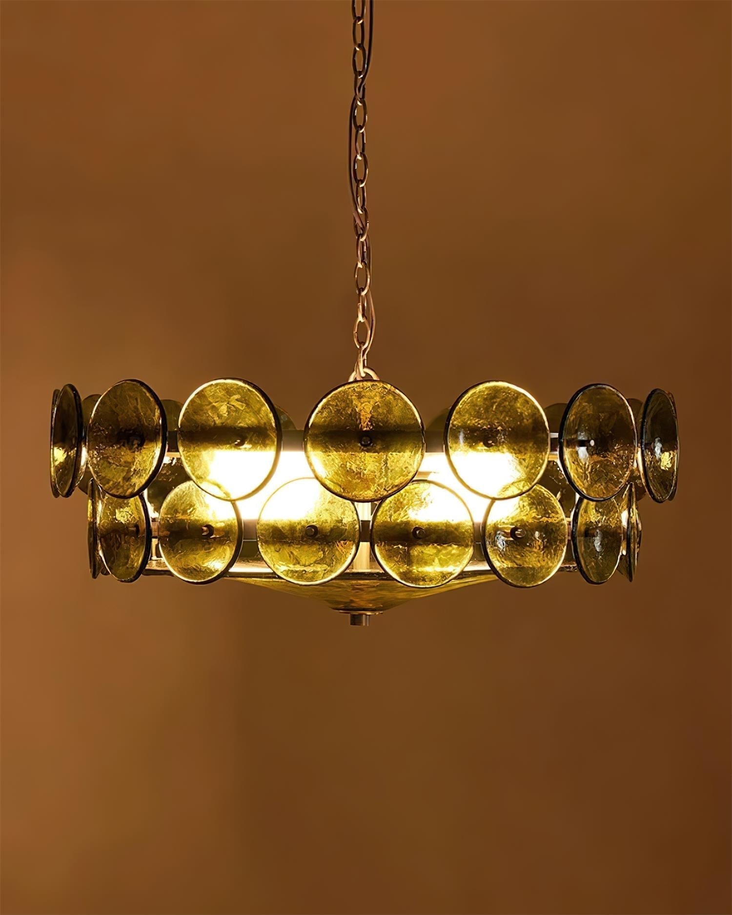 Mid-Century Inspired Ceiling Chandelier Decorative Multi-Light Fixture