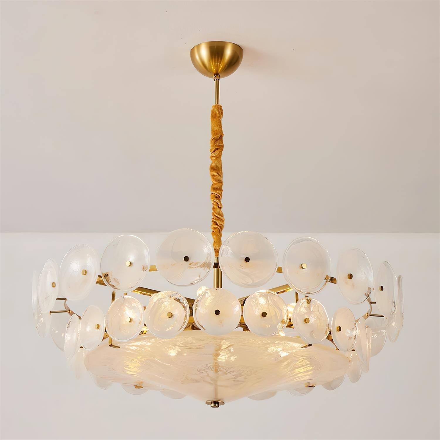 Mid-Century Inspired Ceiling Chandelier Decorative Multi-Light Fixture