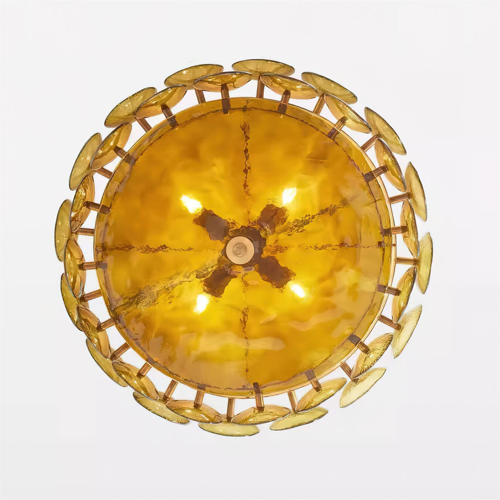 Mid-Century Inspired Ceiling Chandelier Decorative Multi-Light Fixture