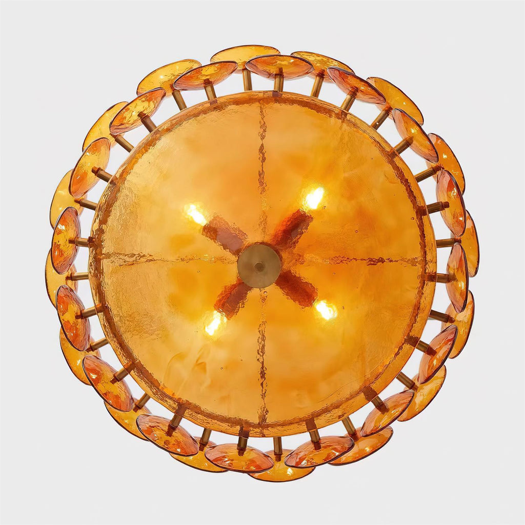 Mid-Century Inspired Ceiling Chandelier Decorative Multi-Light Fixture
