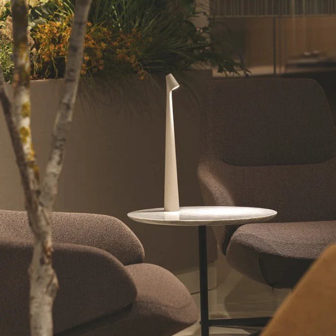 Portable Table Lamp Rechargeable LED Light with Push Control