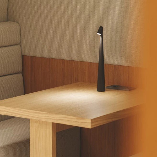 Portable Table Lamp Rechargeable LED Light with Push Control
