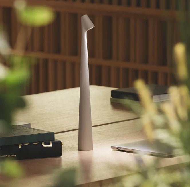 Portable Table Lamp Rechargeable LED Light with Push Control