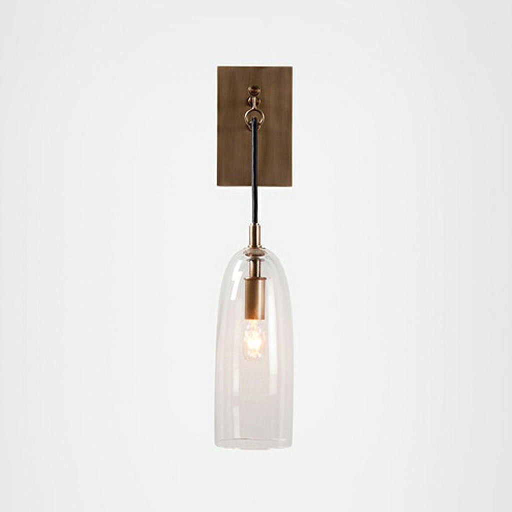 Aurex Linear Brass Wall Lamp