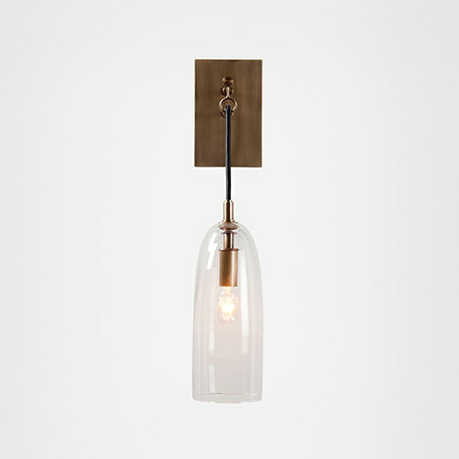 Aurex Linear Brass Wall Lamp