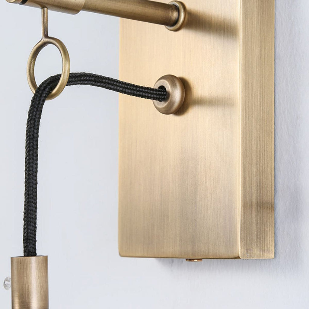 Aurex Linear Brass Wall Lamp
